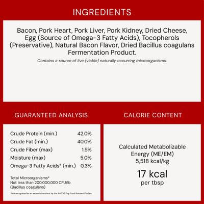 Show full view: Stella & Chewy's Marie's Magical Breakfast Sprinkles Freeze-Dried Raw Bacon, Egg & Cheese Recipe Grain-Free Dog Food Topper, 7-oz bag slide 10 of 11
