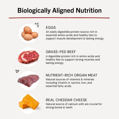 Show full view: Stella & Chewy's Marie's Magical Breakfast Sprinkles Freeze-Dried Raw Breakfast Burger Recipe Grain-Free Dog Food Topper, 7-oz bag slide 9 of 11