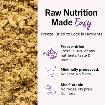 Show full view: Stella & Chewy's Marie’s Magical Dinner Dust Wild Caught Salmon & Cage Free Chicken Recipe Freeze-Dried Raw Cat Food Topper, 7-oz bag slide 7 of 13