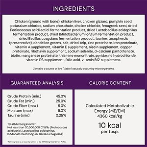 Stella & Chewy's Marie’s Magical Dinner Dust Cage Free Chicken Recipe Freeze-Dried Raw Cat Food Topper, 7-oz bag