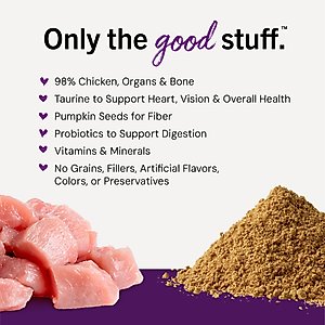 Stella & Chewy's Marie’s Magical Dinner Dust Cage Free Chicken Recipe Freeze-Dried Raw Cat Food Topper, 7-oz bag