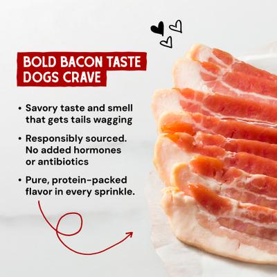 Show full view: Stella & Chewy's Marie's Magical Dinner Dust What's Shak'n Bac'n Recipe Freeze-Dried Raw Dog Food Topper, 7-oz bag slide 6 of 14