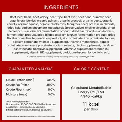 Show full view: Stella & Chewy's Marie's Magical Dinner Freeze-Dried Raw Dust Grass-Fed Beef Dog Food Topper, 7-oz bag slide 10 of 14