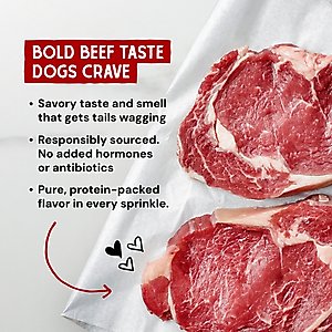 Stella & Chewy's Marie's Magical Dinner Freeze-Dried Raw Dust Grass-Fed Beef Dog Food Topper, 7-oz bag