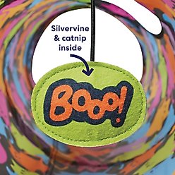 Frisco Halloween Foldable Play Tunnel Cat Toy with Silvervine & Catnip, Colorful Ghost Cats slide 2 of 6