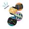 Show in main carousel: Frisco Halloween Fetch Squeaky Tennis Ball Dog Toy, Ghosts & Stripes, Medium, 4 count slide 3 of 7