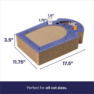 Show full view: Frisco Halloween Tombstone Interactive Cardboard Pop-Up Scratcher Cat Toy with Silvervine & Catnip slide 2 of 8