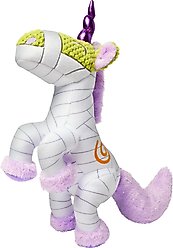 Frisco Halloween Mummy Unicorn Plush Squeaky Dog Toy, Medium/Large