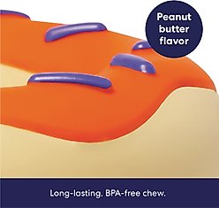 Frisco Halloween Peanut Butter Flavored Donut Rubber Chew Dog Toy for Heavy Chewers, Large/X-Large slide 2 of 5
