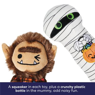 Show full view: Frisco Halloween Boo Basket Variety Pack Dog Toy, Medium, 7 count slide 4 of 10