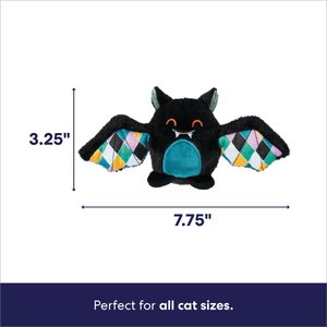 Frisco Halloween Bat Interactive Sound Flapping Electronic Plush Cat Toy with Silvervine & Catnip