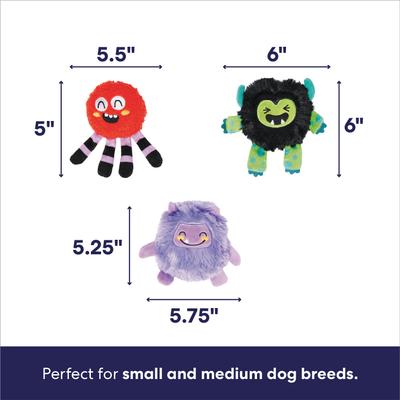 Show full view: Frisco Halloween Monster House Hide & Seek Puzzle Plush Squeaky Dog Toy, Small/Medium slide 3 of 10