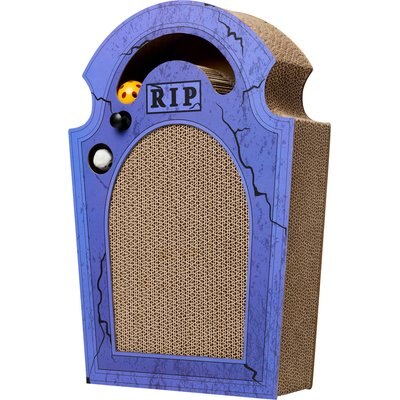 Frisco Frisco Halloween Tombstone Interactive Cardboard Pop-Up Scratcher Cat Toy with Silvervine & Catnip