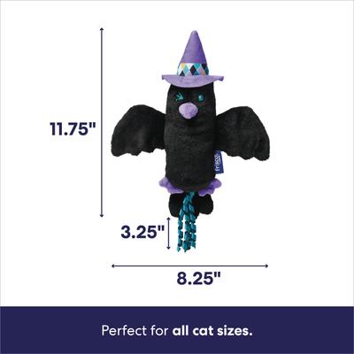 Show full view: Frisco Halloween Raven Plush Kicker Cat Toy with Silvervine & Catnip slide 3 of 8
