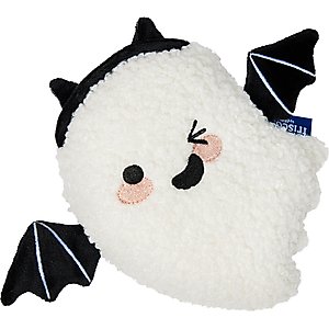 Frisco Halloween Bat Ghost Plush Squeaky Dog Toy, Small/Medium