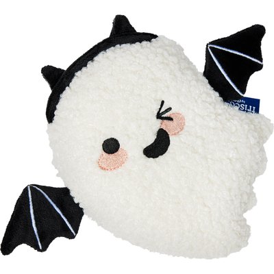 Frisco Frisco Halloween Bat Ghost Plush Squeaky Dog Toy, Small/Medium
