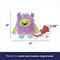Show in main carousel: Frisco Halloween Monster Plush with Rope Squeaky Dog Toy, Small/Medium slide 2 of 10