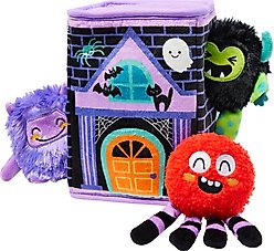 Frisco Halloween Monster House Hide & Seek Puzzle Plush Squeaky Dog Toy, Small/Medium slide 1 of 8