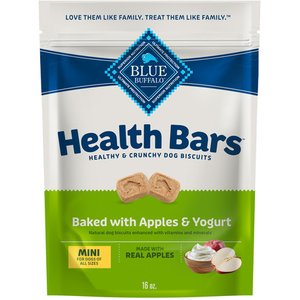 Blue Buffalo Health Bars Apple & Yogurt Mini Dog Treats, 1-lb bag