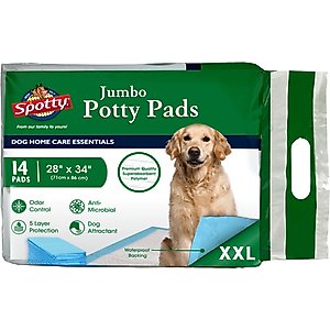 Spotty Ultrasorb Puppy Pee Pads, 28 x 34-in, 14 count