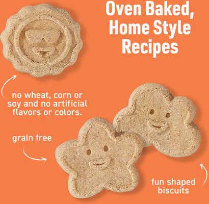 Show full view: Cloud Star Wag More Bark Less Grain-Free Pumpkin Crunchy Dog Treats, 14-oz box slide 4 of 11