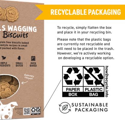 Show full view: Cloud Star Wag More Bark Less Grain-Free Peanut Butter & Apples Crunchy Dog Treats, 14-oz box slide 6 of 11