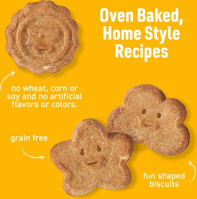 Show full view: Cloud Star Wag More Bark Less Grain-Free Peanut Butter & Apples Crunchy Dog Treats, 14-oz box slide 4 of 11