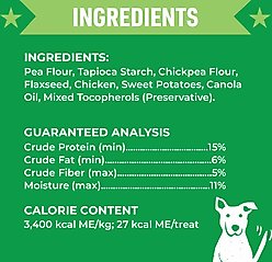 Cloud Star Wag More Bark Less Grain-Free Chicken & Sweet Potatoes Crunchy Dog Treats, 14-oz box slide 2 of 8