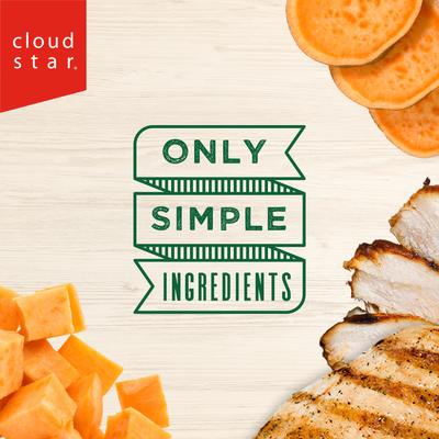 Show full view: Cloud Star Wag More Bark Less Grain-Free Chicken & Sweet Potatoes Crunchy Dog Treats, 14-oz box slide 5 of 11