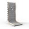 Show in main carousel: Happy & Polly L-Shape 26.8-in Modern Felt Cat Scratcher, Grey slide 1 of 11