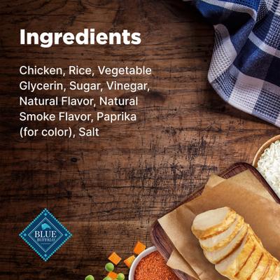 Show full view: Blue Buffalo Nudges Jerky Bites Chicken Jerky Dog Treats, 16-oz bag, 1 count slide 6 of 11