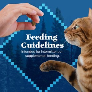 Blue Buffalo Wilderness Chicken & Salmon Grain-Free Cat Treats, 2-oz bag