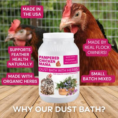 Show full view: Pampered Chicken Mama Bathing Dust Chicken Insect Control, 5-lb bag slide 5 of 10