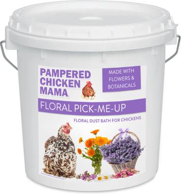 Show full view: Pampered Chicken Mama Pick Me Up Floral Dust Bath Chicken Insect Control, 10-lb bag slide 5 of 7