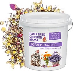 Pampered Chicken Mama Pick Me Up Floral Dust Bath Chicken Insect Control, 10-lb bag