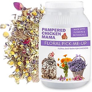 Pampered Chicken Mama Pick Me Up Floral Dust Bath Chicken Insect Control, 5-lb bag