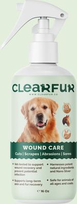 Show full view: ClearFur Wound Care Spray for Dogs & Cats, 16-fl oz bottle slide 4 of 4