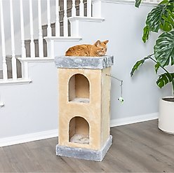 Armarkat 32-in Faux Fur Cat Condo, Beige
