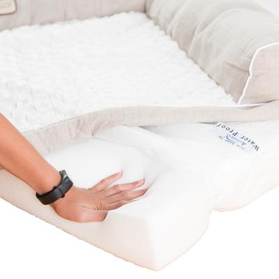 Show full view: Armarkat Bolstered Dog & Cat Bed, Ivory & Beige slide 7 of 10