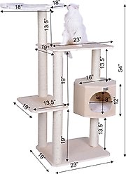 Armarkat 54-in Wooden Cat Tree & Condo slide 2 of 9