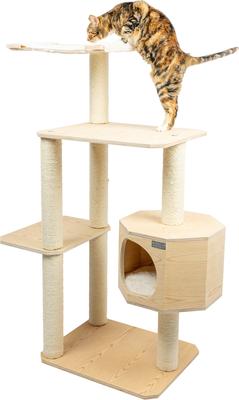 Show full view: Armarkat 54-in Wooden Cat Tree & Condo slide 5 of 13