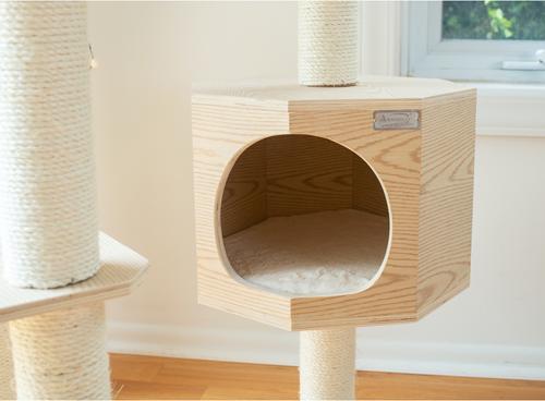 Show full view: Armarkat 54-in Wooden Cat Tree & Condo slide 7 of 13