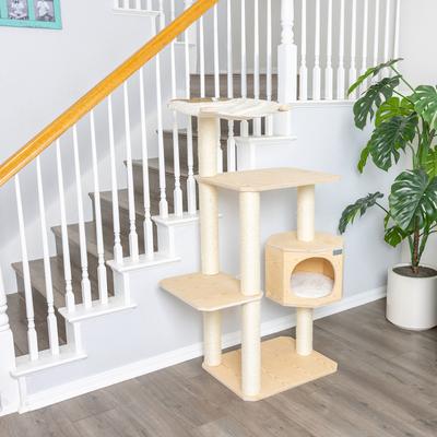 Show full view: Armarkat 54-in Wooden Cat Tree & Condo slide 3 of 13