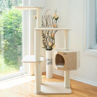 Show full view: Armarkat 54-in Wooden Cat Tree & Condo slide 4 of 13