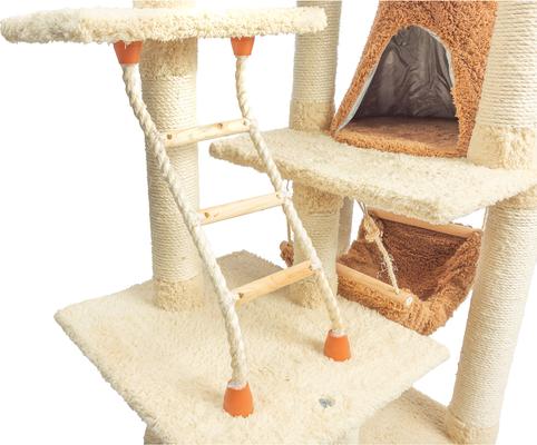 Show full view: Armarkat 78-in Faux Fur Cat Tree & Condo, Goldenrod slide 7 of 13