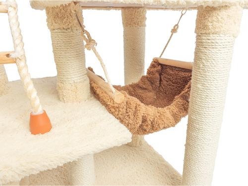 Show full view: Armarkat 78-in Faux Fur Cat Tree & Condo, Goldenrod slide 8 of 13