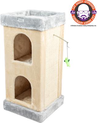 Show full view: Armarkat 32-in Faux Fur Cat Condo, Beige slide 8 of 13