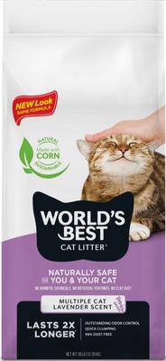 World's Best Lavender Scented Clumping Corn Cat Litter