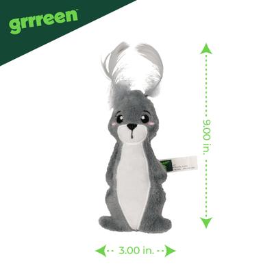 Show full view: Grrreen Arctic Hare Catnip Plush Cat Toy, Grey, Small + Whale Kicker Plush Cat Toy with Catnip, Blue, Small slide 3 of 9