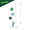 Show in main carousel: Grrreen Turtle Teaser Cat Toy with Catnip, Green, Small + Fish Teaser Cat Toy with Catnip, Multi, Small slide 7 of 9